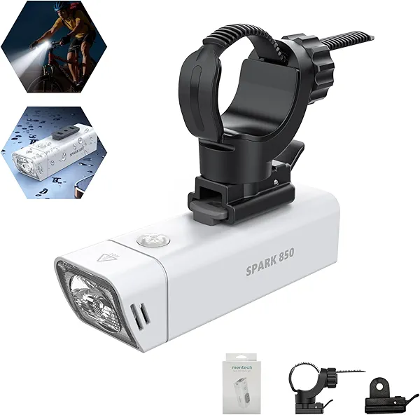 Bike Lights, 2025 New Bike Lights for Night Riding with Side Glow, No-Glare, Rechargeable Bike Light USB-C, 5 Modes Bicycle Lights, IPX6 Waterproof Bike Headlight for Road, Mountain, Commuting