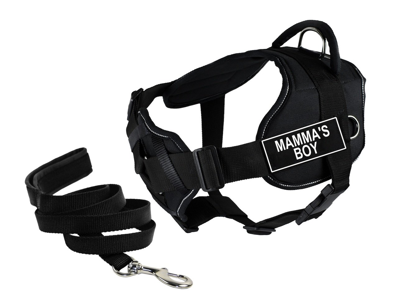 Harnais de poitrine réfléchissant taille M avec laisse rembourrée de 1,8m pour chiot