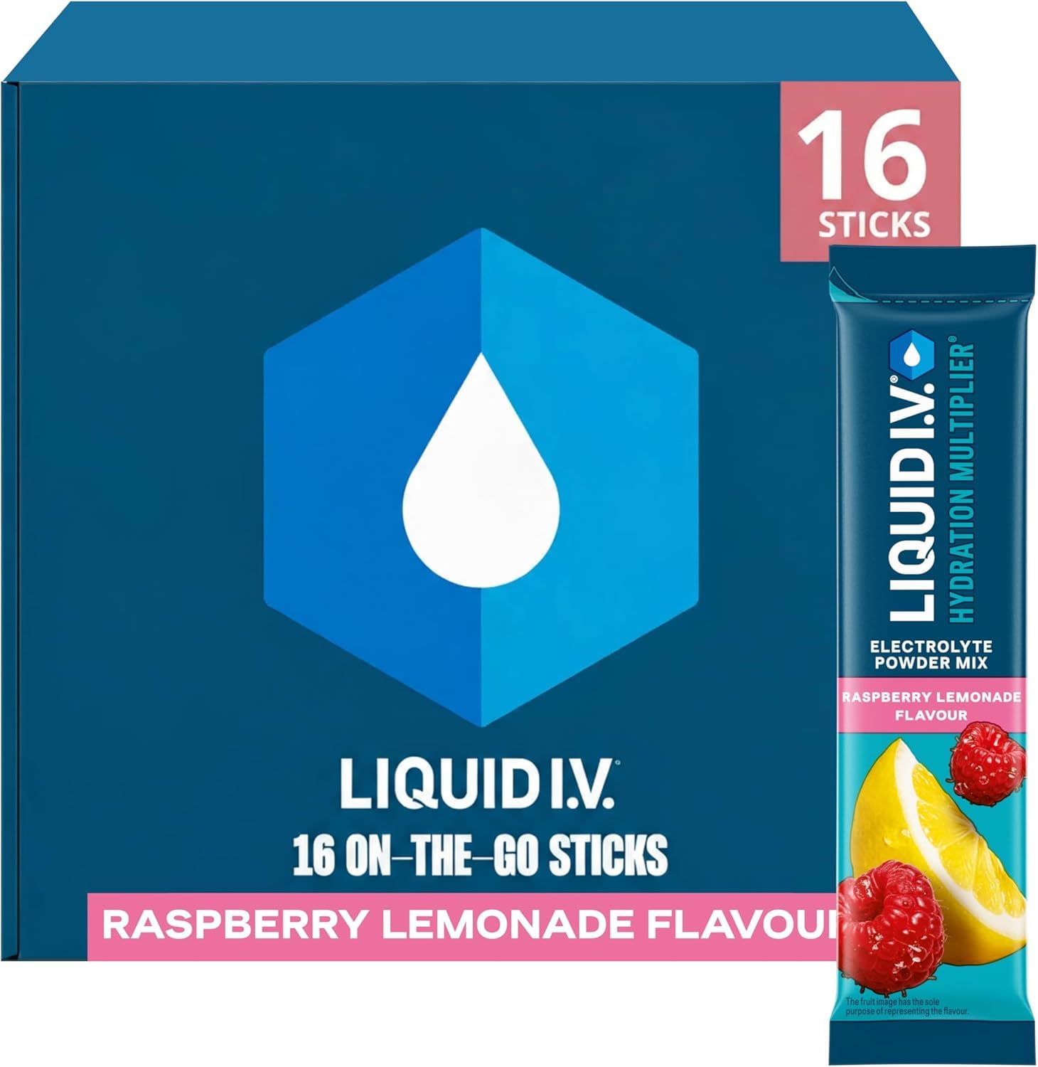 Liquid I.V. Hydration Multiplier Electrolyte Powder Mix, Lemon Lime Flavour, Electrolytes with 7 Vitamins & Minerals for Fast Hydration & Energy, Vegan and Gluten Free, 16 Sachet Sticks — view 11