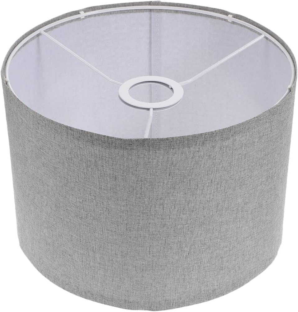 Lamp Shades Clip on Linen Lamp Shade Round Fabric Cloth Lampshade