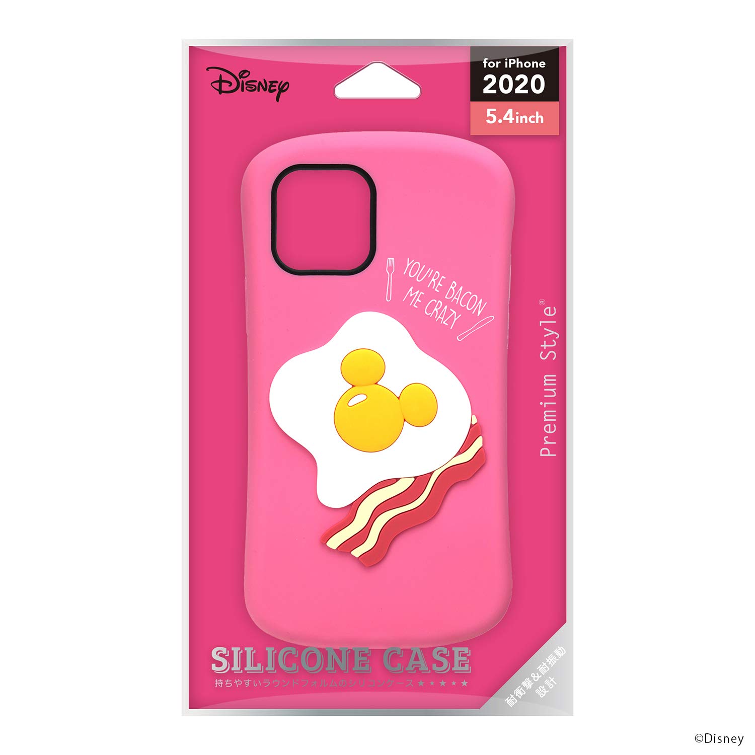 Premium Style iPhone 12 mini用 シリコンケース ミッキーマウス/エッグ PG-DSC20F02MKY
