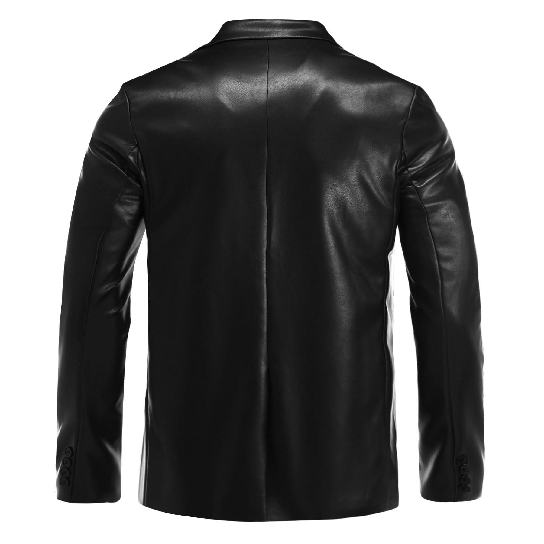 YFFUSHI Chaqueta Hombre de Piel Sintética Americana Soft Vintage Slim Fit Casual