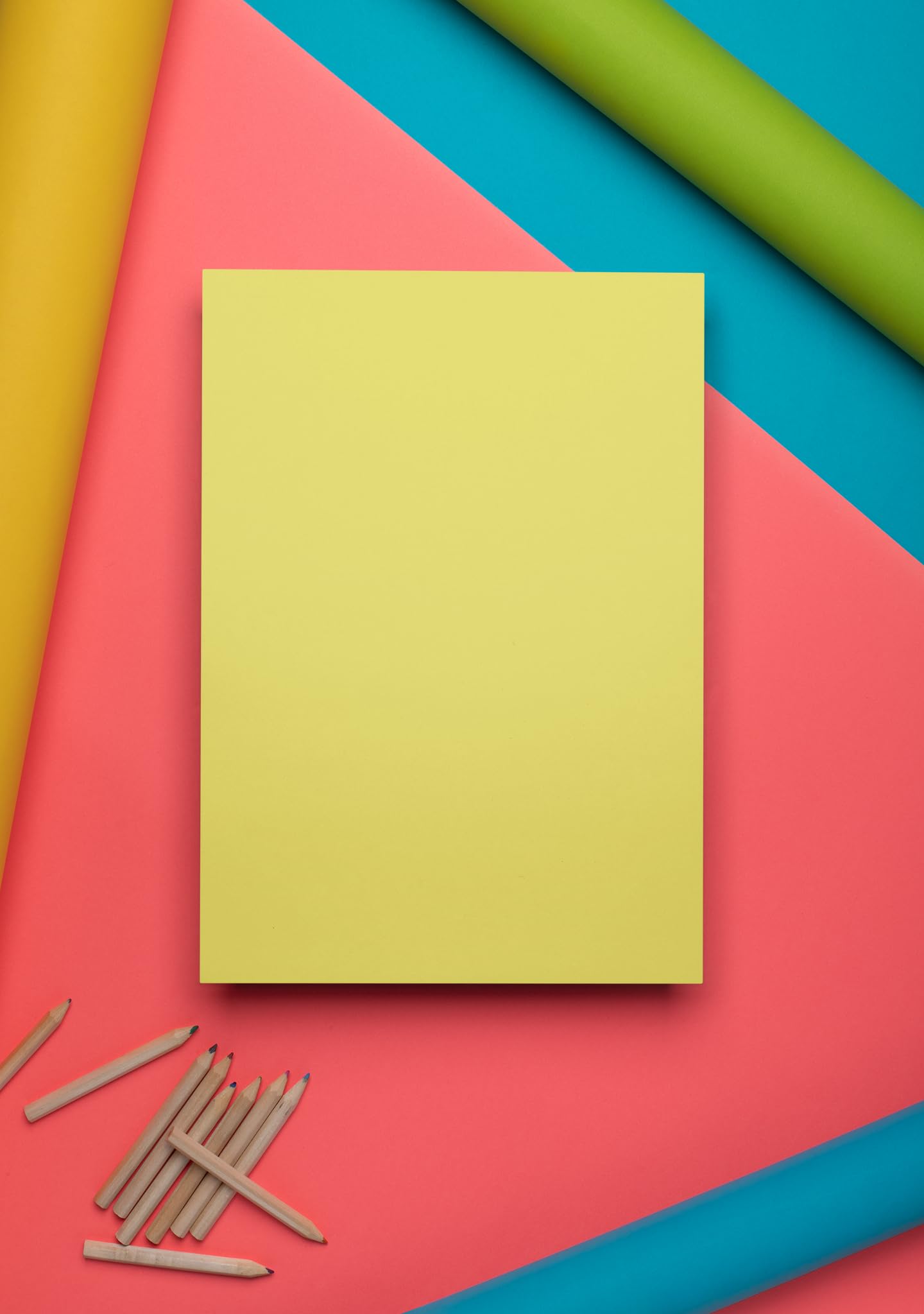 Tonkarton - Tonpapier - Tonzeichenpapier - 90 Blatt DIN A4-160g/m² Farbe: je Farbe 5 Blatt (22339)