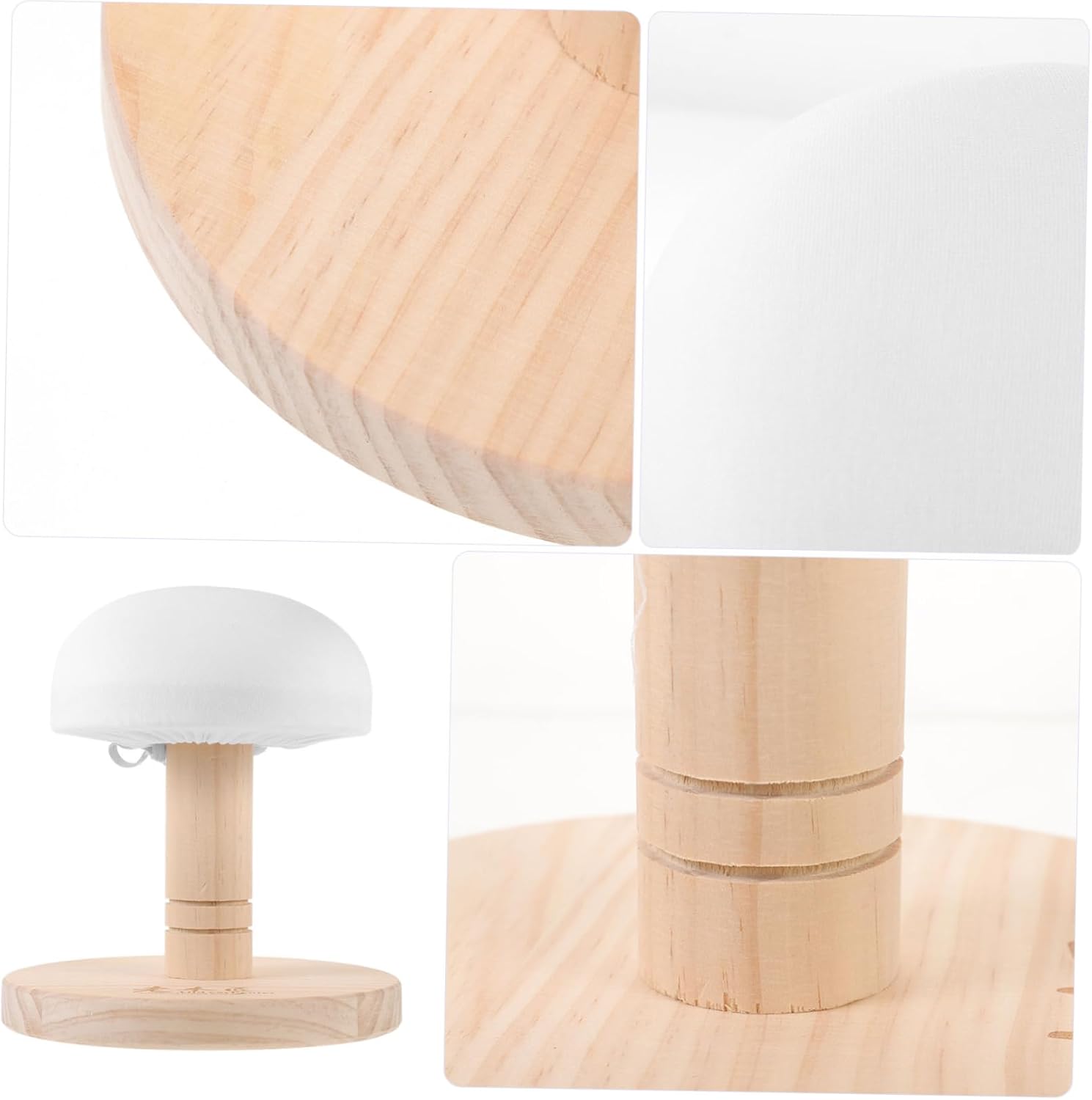 PRETYZOOM Small Household Ironing Stool for Bras and Hats Ironing Board with Heat Resistant Surface for Sleeves and Small Areas Lightweight and Easy to Use