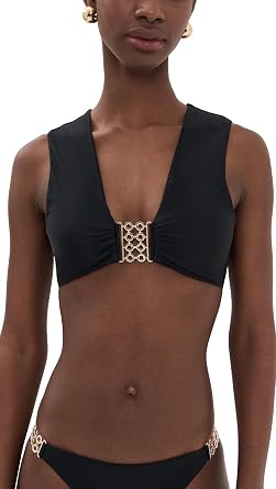 Ramy Brook Womens Embellished Oliwia Bikini Top