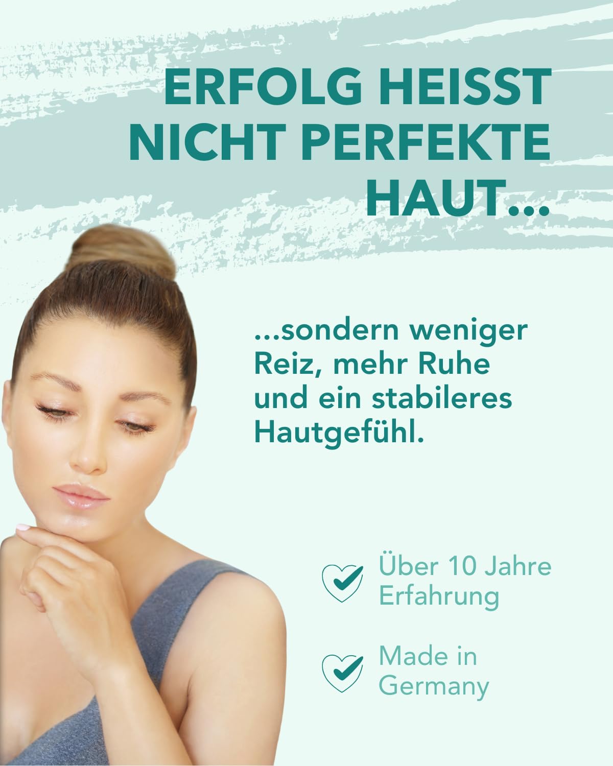 DemoDerm Rosacea Creme 30 g – wasserfreie Pflege | Für zu Rosacea neigende, empfindliche Haut | Mit Zink, Schwefel & Silber | Sehr ergiebig | Made in Germany