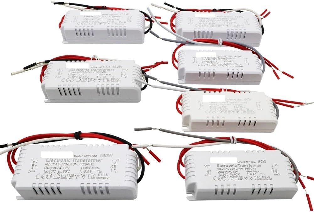 調光可能 160W 180w 200w AC220V から AC12V 電子トランス G4/G5.3 MR11/MR16 クォーツラ