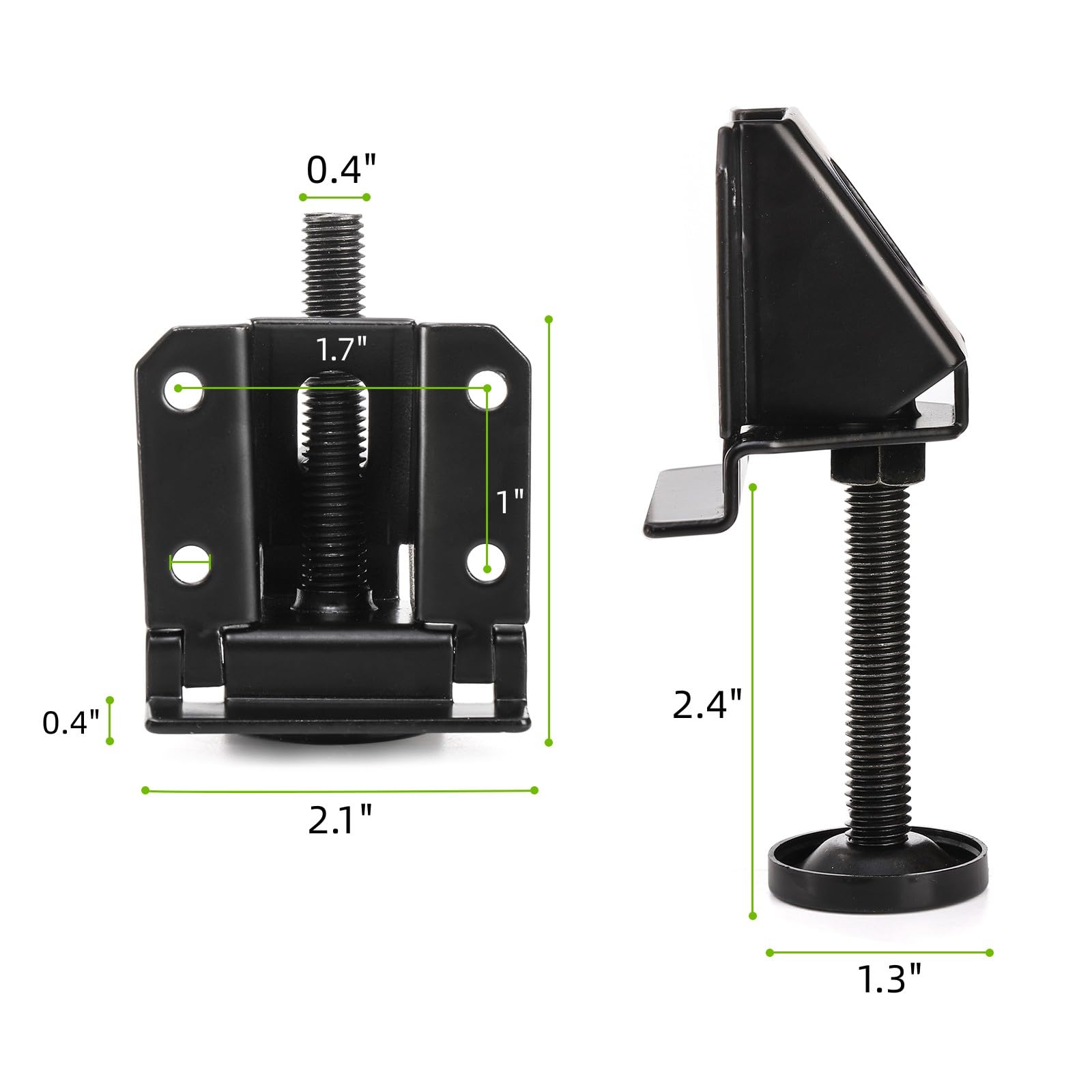 Mezchi 8 Pack Heavy Duty Leveling Feet, Adjustable Furniture Leg Leveler with Screws - Image 2