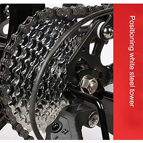 Kays Mountainbike Mountainbike, 26 Zoll Faltbare Fahrräder 21/24/27 Geschwindigkeiten Damen/Herren MTB Leichte Carbon-Stahlrahmen Fully (Color : Yellow, Size : 21speed) – Bild 7