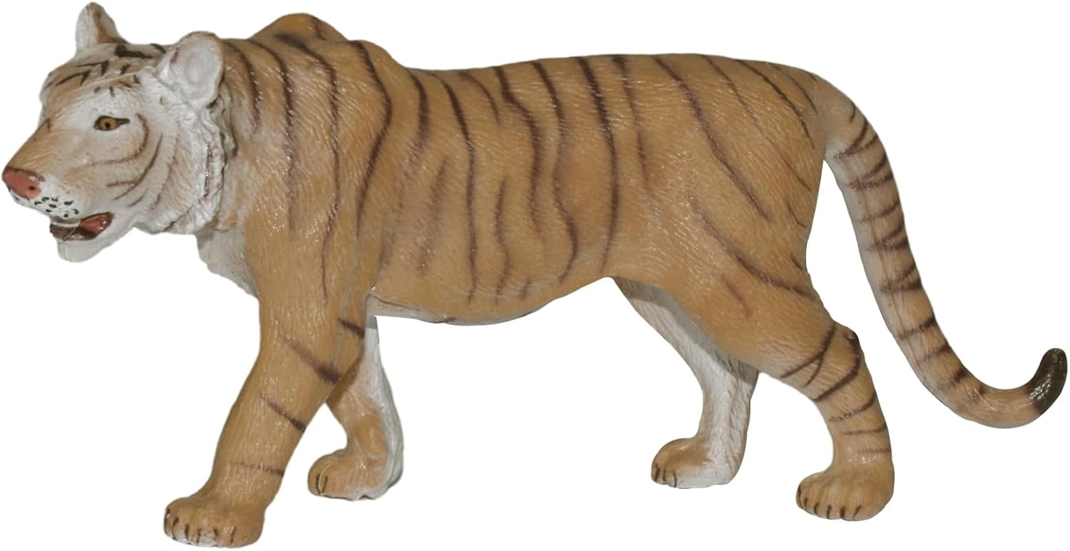 Andux Realistic Animals Figures Toys Marine Life Wild Jungle Learning Educational Playset FZDW-03 (Tiger)