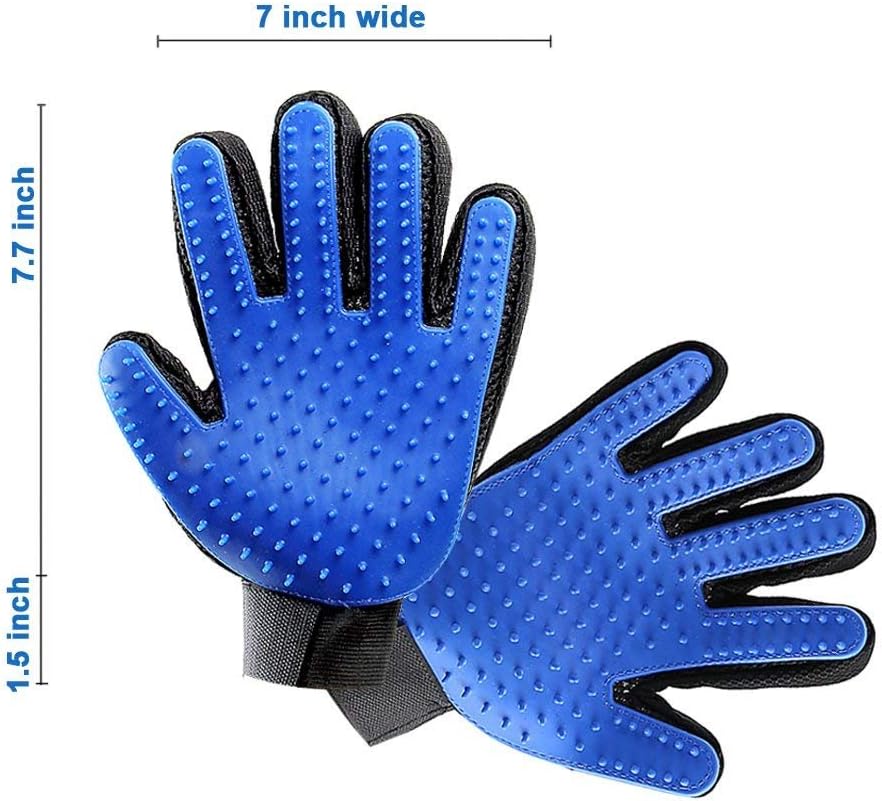 CapsBee Pet Grooming Glove, Pet Deshedding Tool Brush
