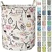 Aouker Merdes 19.7'' Waterproof Foldable Laundry Hamper, Dirty Clothes Laundry Basket, Linen Bin Storage Organizer for Toy Collection (Paris)