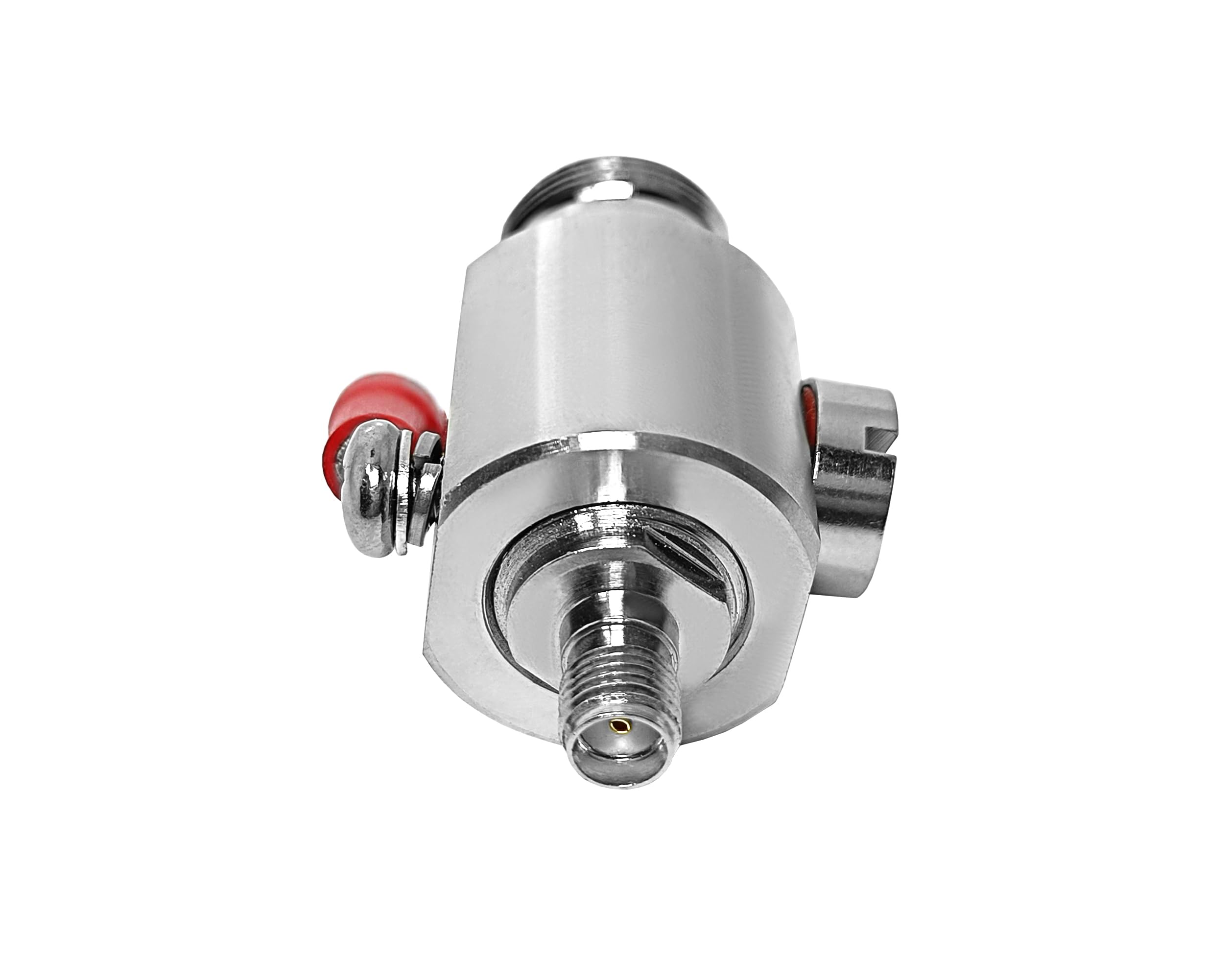 1 szt. 0-6 GHz N-Type żeńskie do SMA żeńskie/męskie zabezpieczenie przeciwprzepięciowe - 50 Ohm odgromnik do użytku na zewnątrz(Male head to female head)