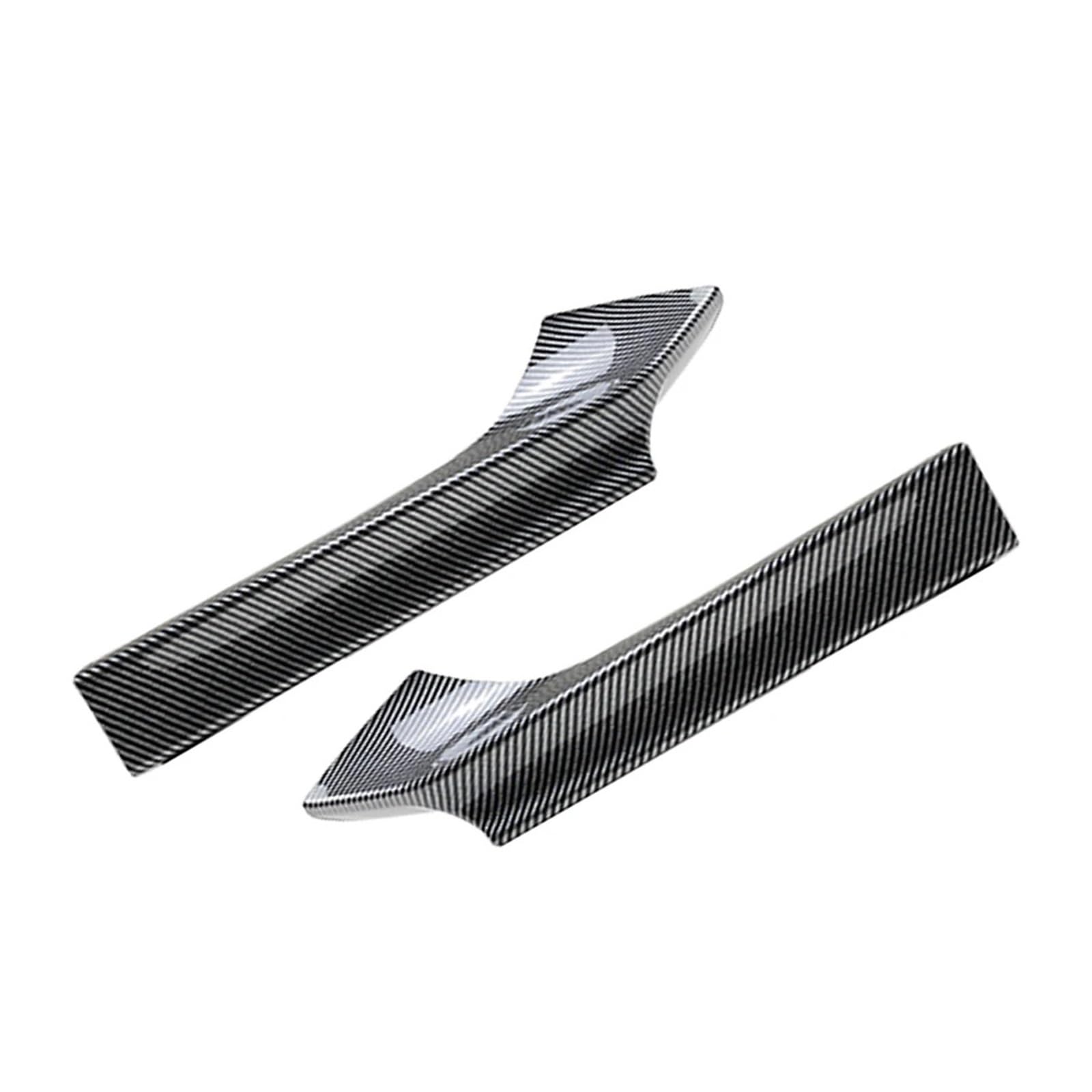 NEGRO 1 Pair Car Front Bumper Spoiler Trim,Fit For, 2 Series F22 F23 Fit for M, Sport 2014-2022 Car Side Air Vent Splitter Lip przedni zderzak pojazdu(Carbon Fiber Black)