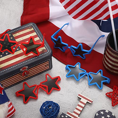 Zuhal 36 Pairs Patriotic Star Sunglasses For Kids Bulk Red And Blue Star Shaped Patriotic Sunglasses Memorial Day Party Favors Supplies Fourth Of July Accessories #TOP2