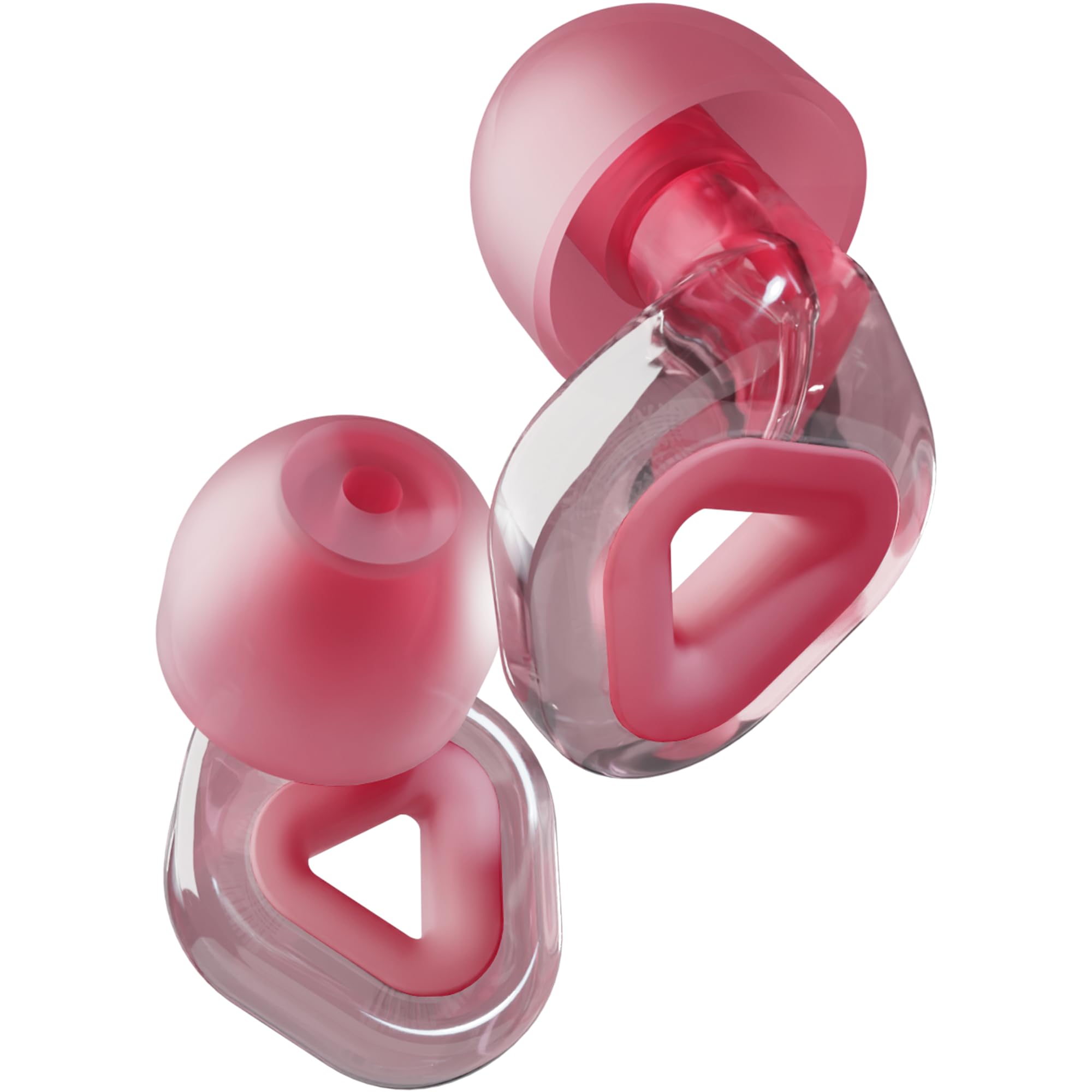 Zenz Flow Pro Earplugs - 16dB + Seal for Extra Noise Reduction, Ear Plugs for Work, Office & Social Settings - Reusable and Comfortable Fit with XS/S/M/L Eartips & Case (Blush Pink)-image-5