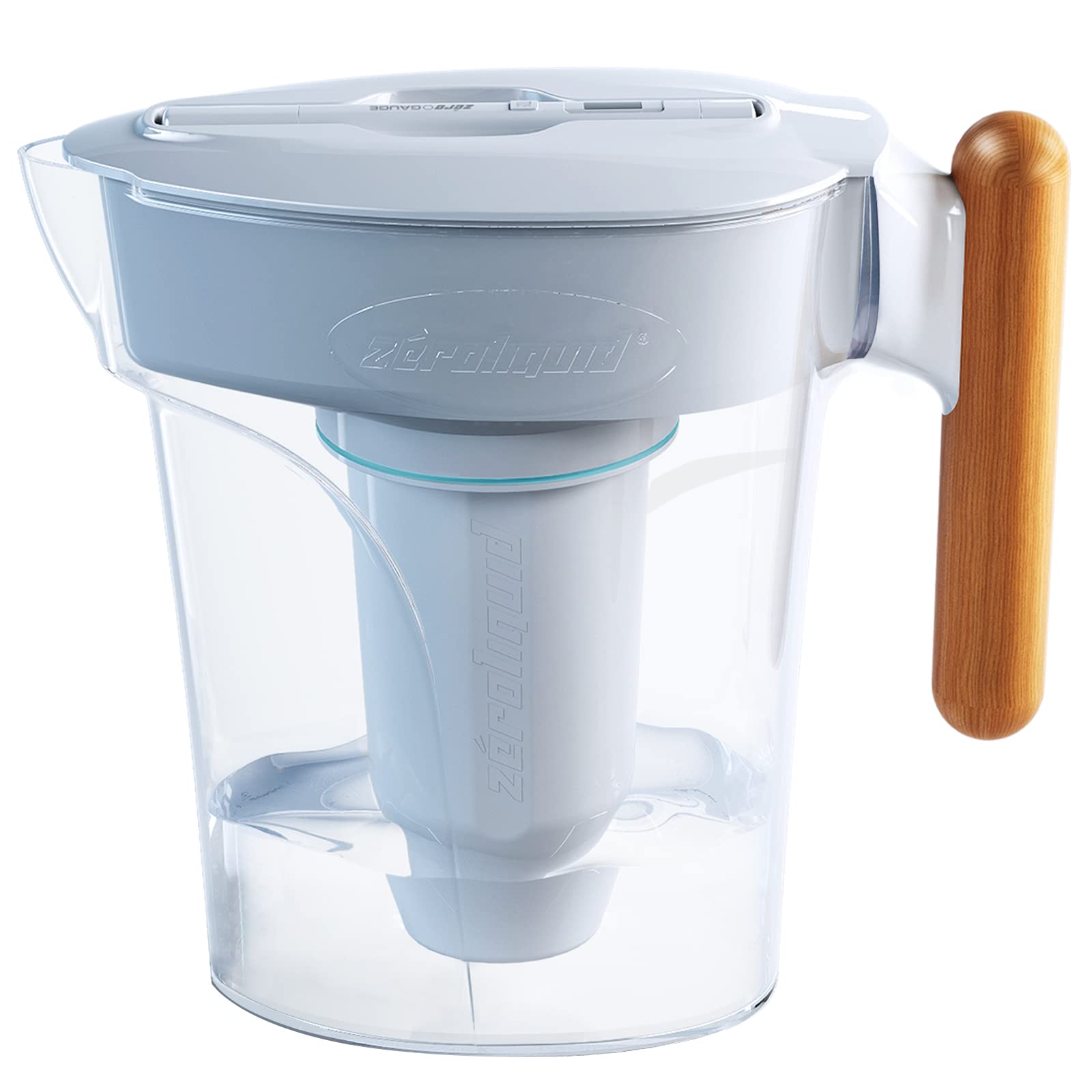 Buy Water Filter Pitcher for Tap Water 0 TDS 6 Cup, with 1 Filter and 1