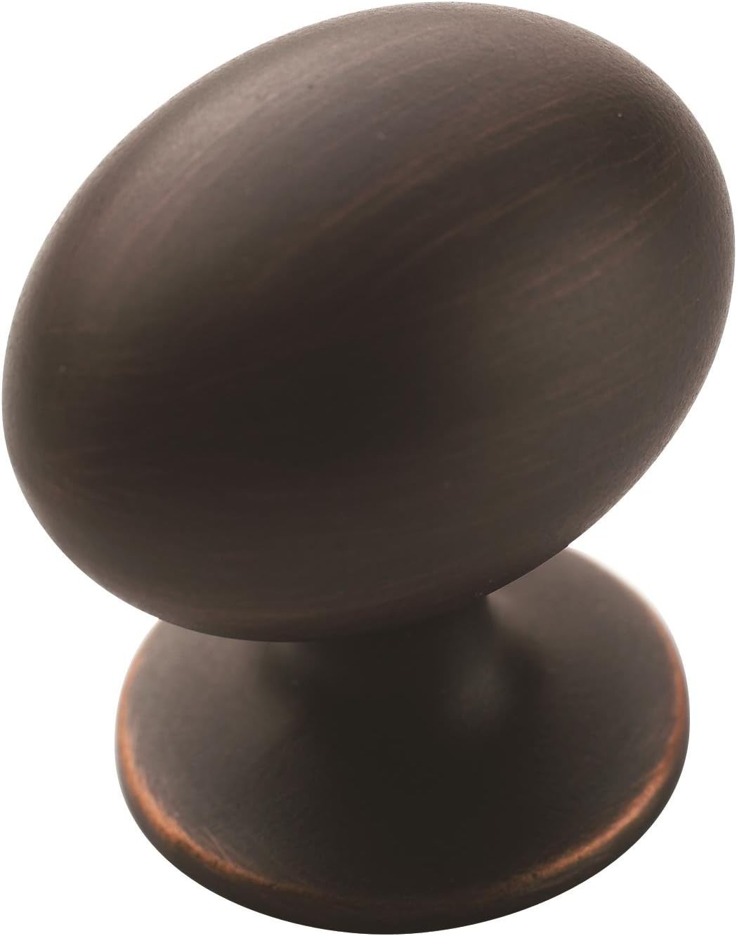 Amerock | Cabinet Knob | Oil Rubbed Bronze | 1-3/8 inch (35 mm) Length | Everyday Heritage | 1 Pack | Drawer Knob | Cabinet Hardware