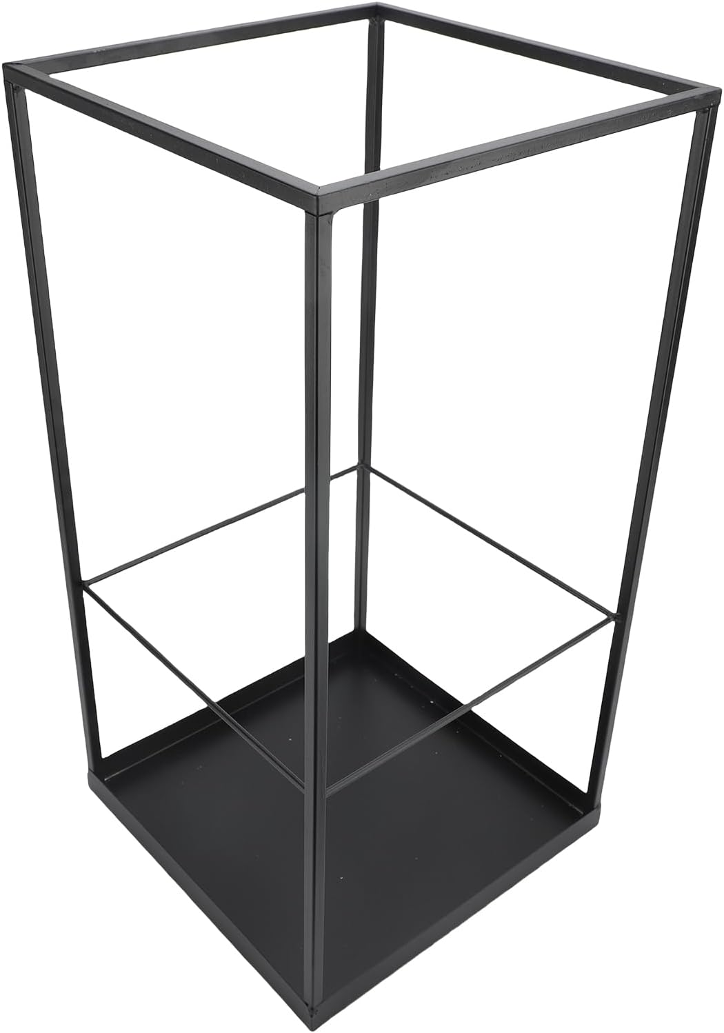 Entryway Umbrella Stand, Modern Geometric Design Metal Umbrella Holder, Sturdy Iron Organizer with Compact Structure, Ideal for Home & Office Entryway