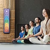 Vista 2 de Mandala Arts Banner de chakra grande de 12 x 48 pulgadas, por Bryon Allen