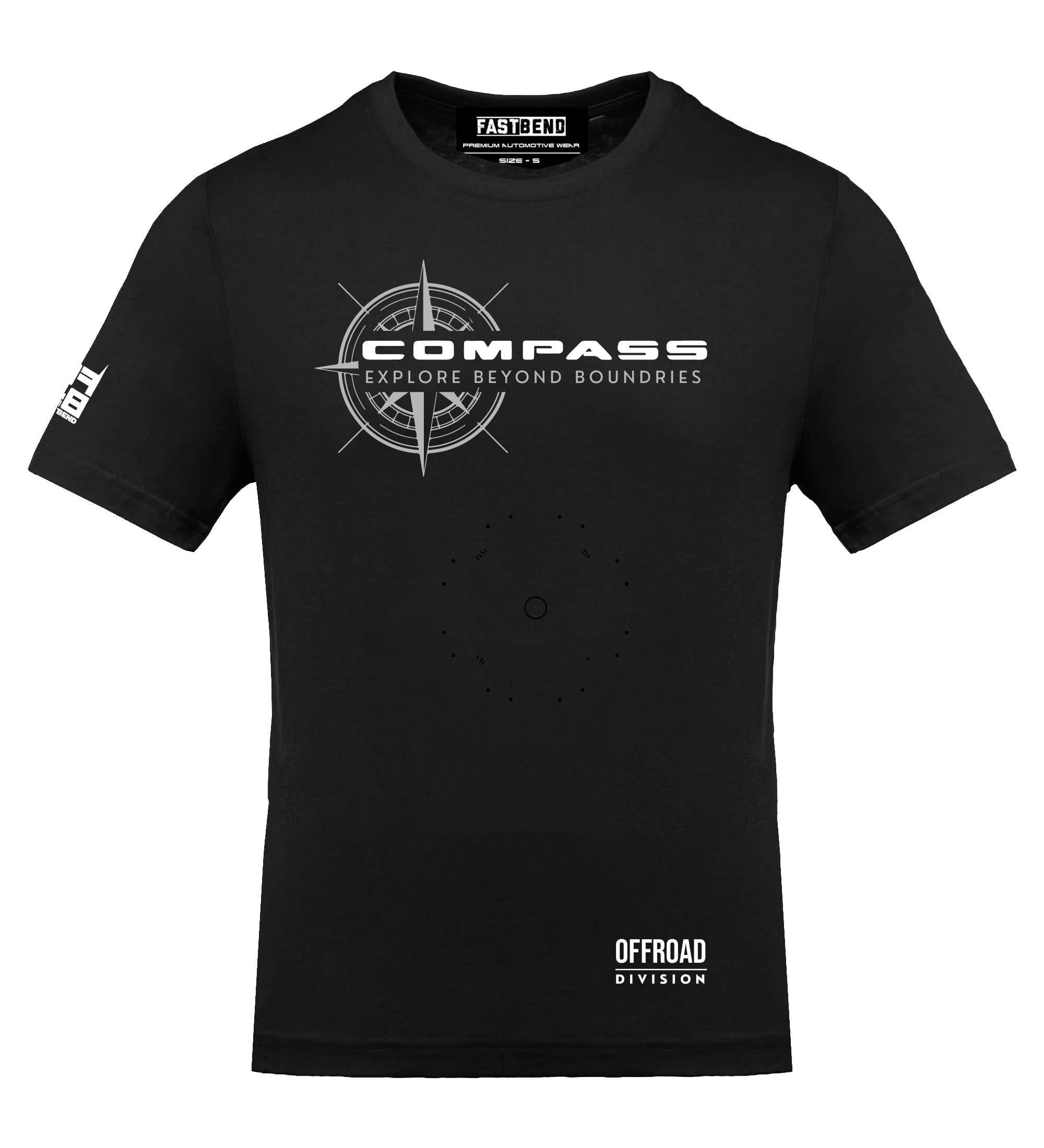 TF 369 - Compass Explore Tshirt Funky SUV Automotive Offroad Car Premium Cotton Tee