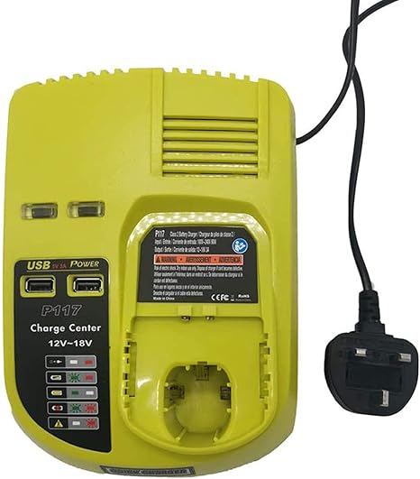 P117 for ryobi battery charger ，Dual 