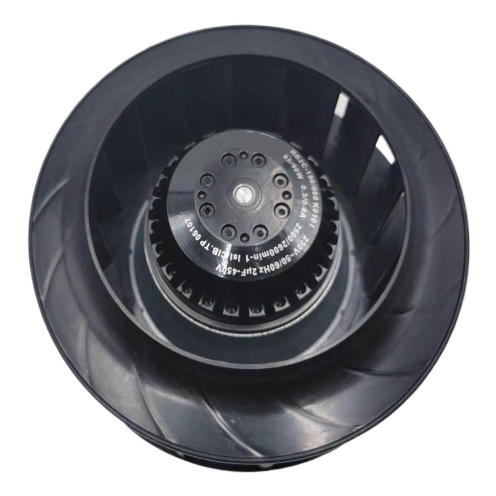 Ventilateur 230 V RB2C-190/060 K010 I-1359 extracteur centrifuge de rechange pour système d'aération