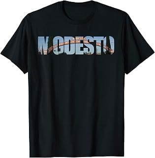 The Modesto Arch in Modesto California Apparel T-Shirt