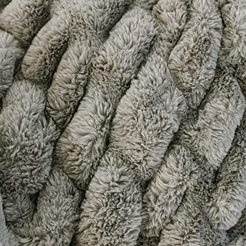 Miniatura 2 de Minky Designs - Lujosas mantas de Minky  Piel sintética súper suave, esponjosa y esponjosa  Fundas de sofá y mantas preparadas  Ideal para adultos,