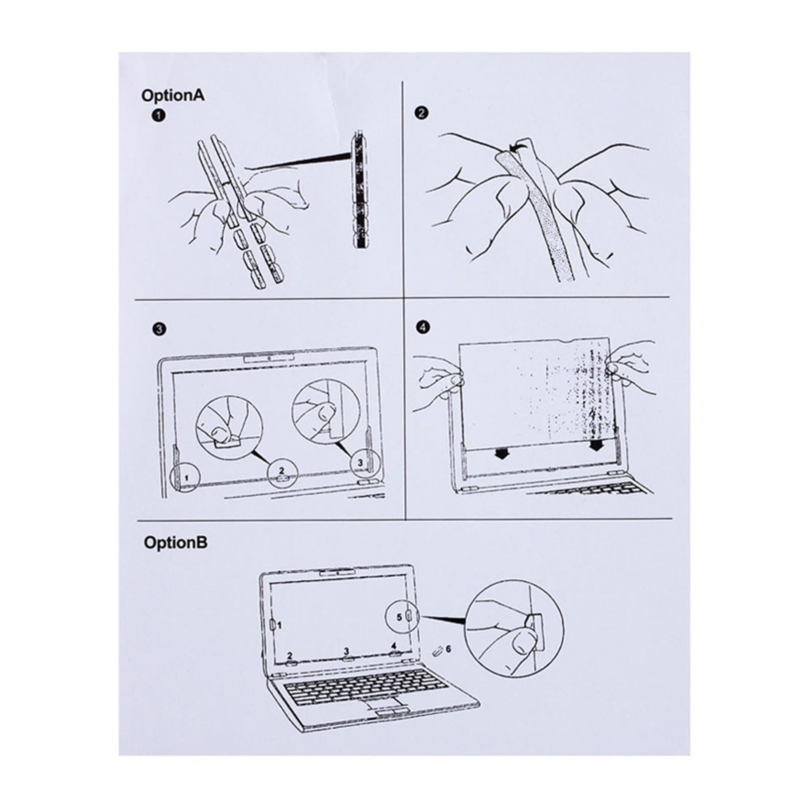 14 Zoll Computer Sichtschutzfolie 16:9 Monitor Abnehmbarer Sichtschutz Anti Blaulicht Blendschutz Blickschutzfolie Displayschutz Blickschutzfilter(12.5inch/27.7x15.7 cm)