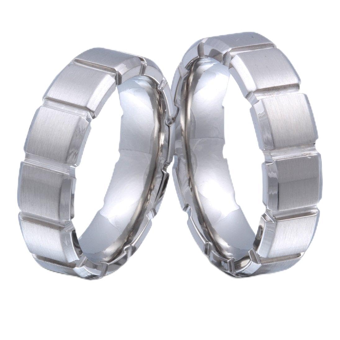 Juwelier Schönschmied - Herren Freundschaftsringe Trauringe Partnerringe Attrazione Edelstahl 133HHac - Kostenlose Wunschgravur mit AMAZON KONFIGURATOR online gestalten!