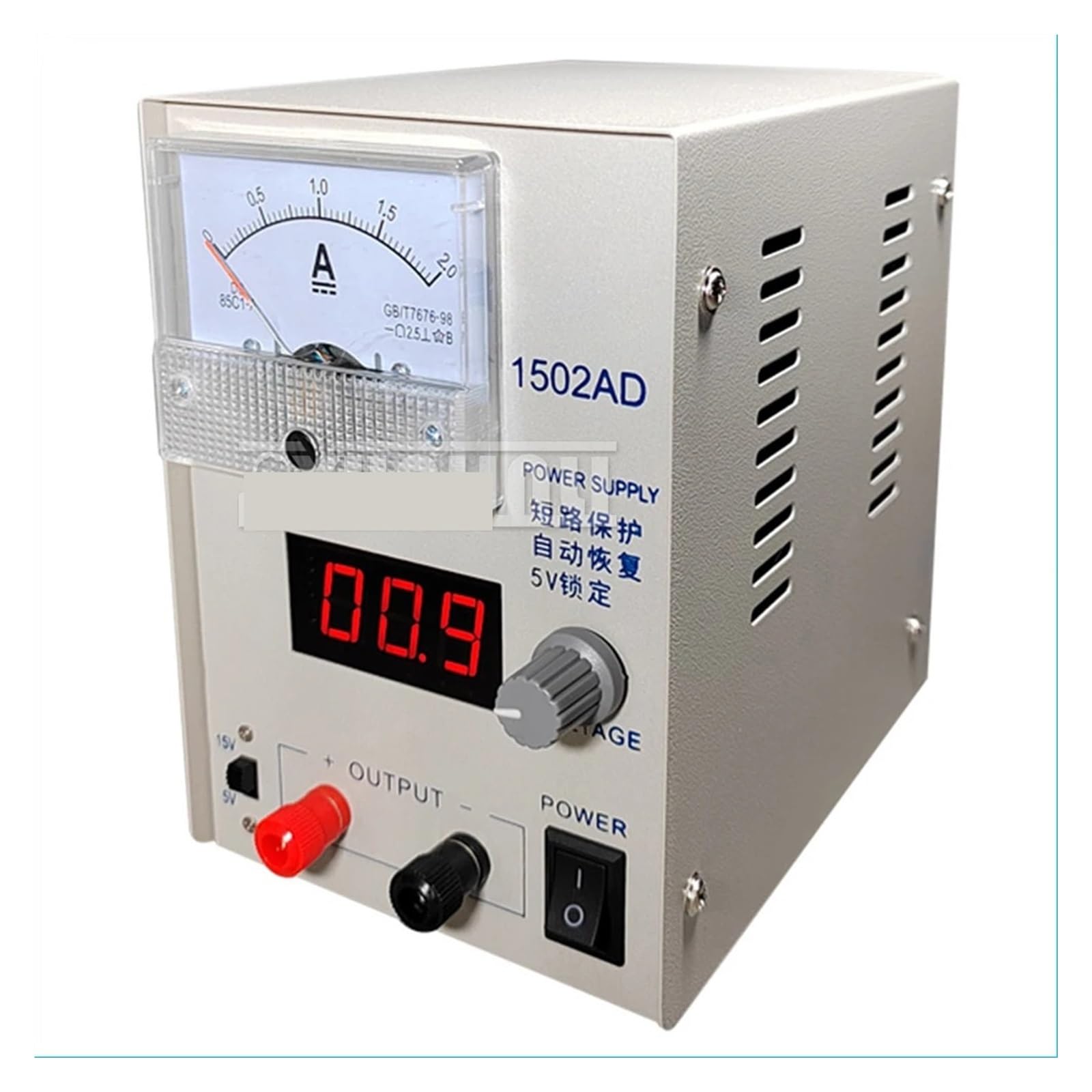 Regulowany zasilacz laboratoryjny DC 15 V 2 A Regulowany stabilizator napięcia 15 V 2 A Zasilacz impulsowy Do samodzielnego montażu