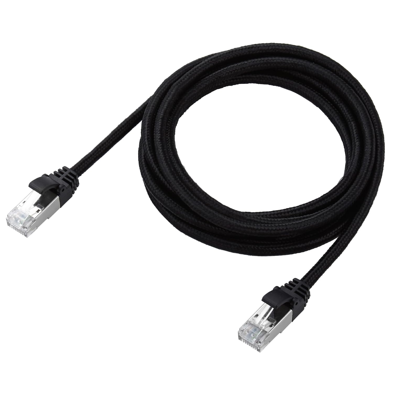 ナカバヤシ Cat8 LANケーブル スタンダード（C8-020BK）