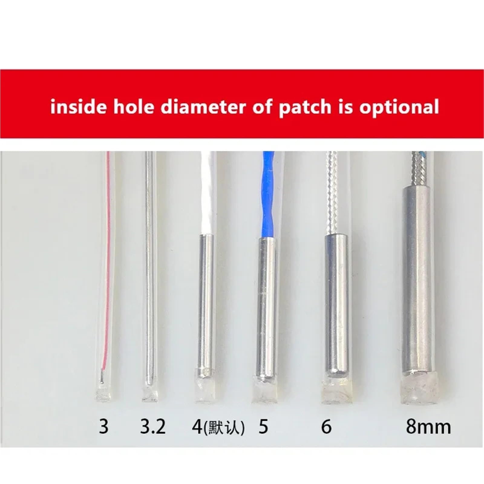 Temperatursensor PT100 /K Sondenthermometer Industrielles Thermoelement 1St(PT1000 RTD 5m)