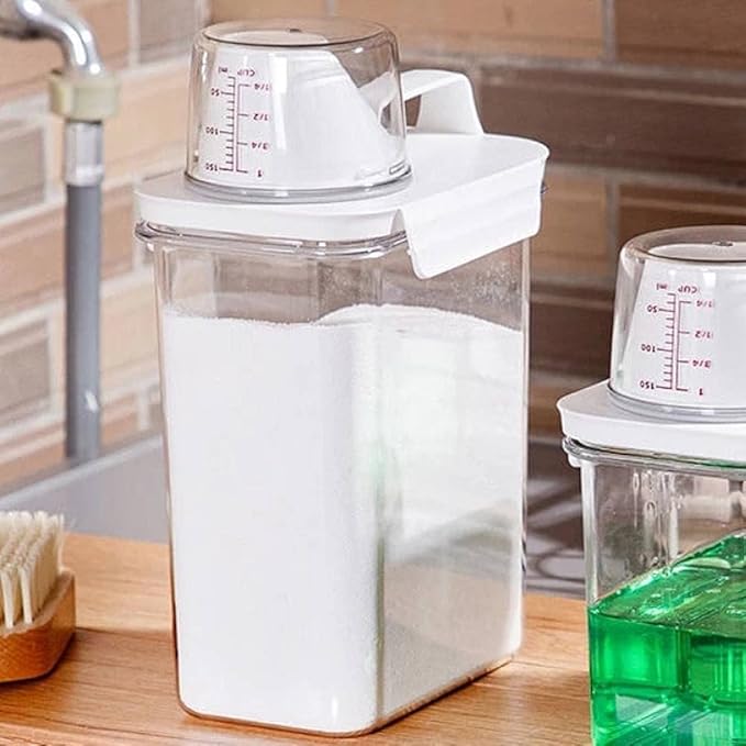 2300ml Airtight Laundry Detergent Dispenser with Measuring
