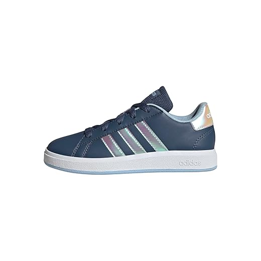 adidas Unisex-Child Grand Court 2.0 Elastic Lace & Strap