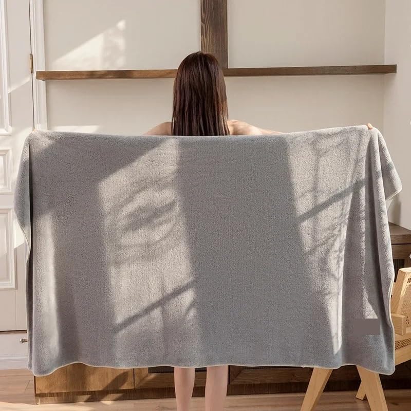 SáBana de BañO Grandes Absorbentes, Toallas de baño Extra Grandes, Juego, sábana algodón, Toalla Hotel Lujo, Playa for el hogar, 90 x 170 cm(03)