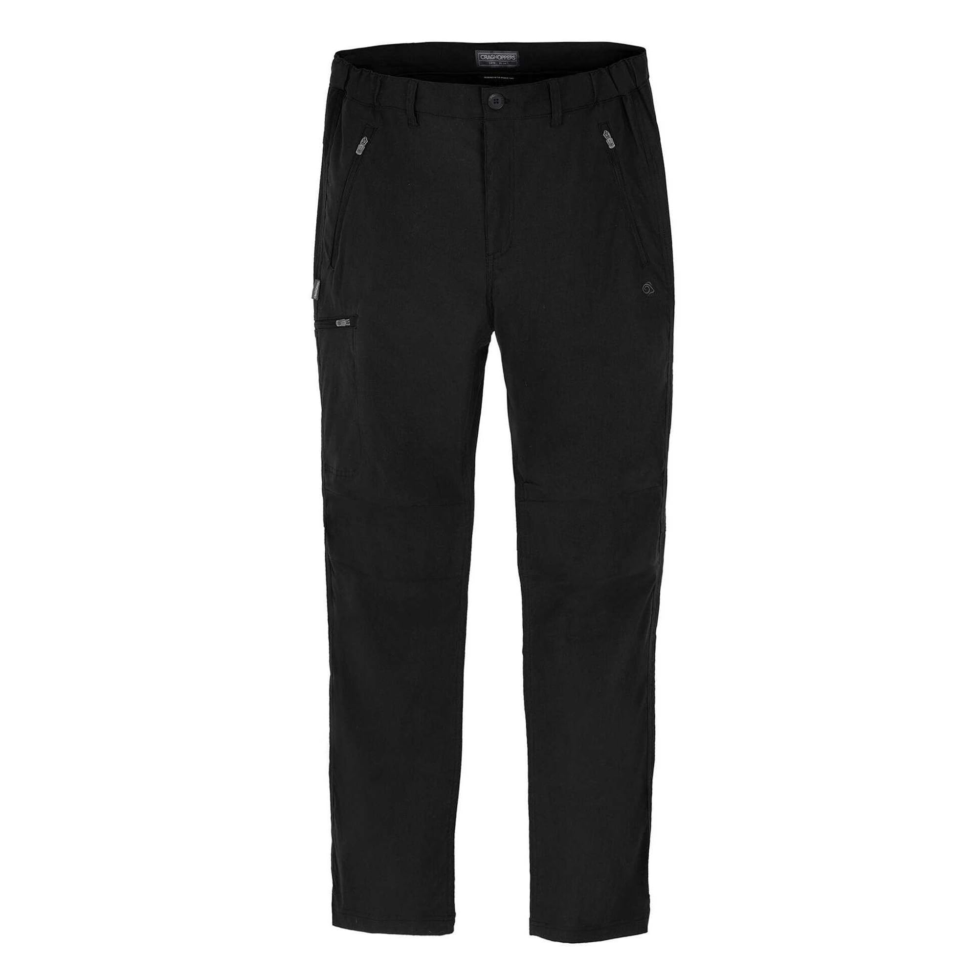 Craghoppers Mens Expert Kiwi Pro Stretch Trousers, Black, Size 42"