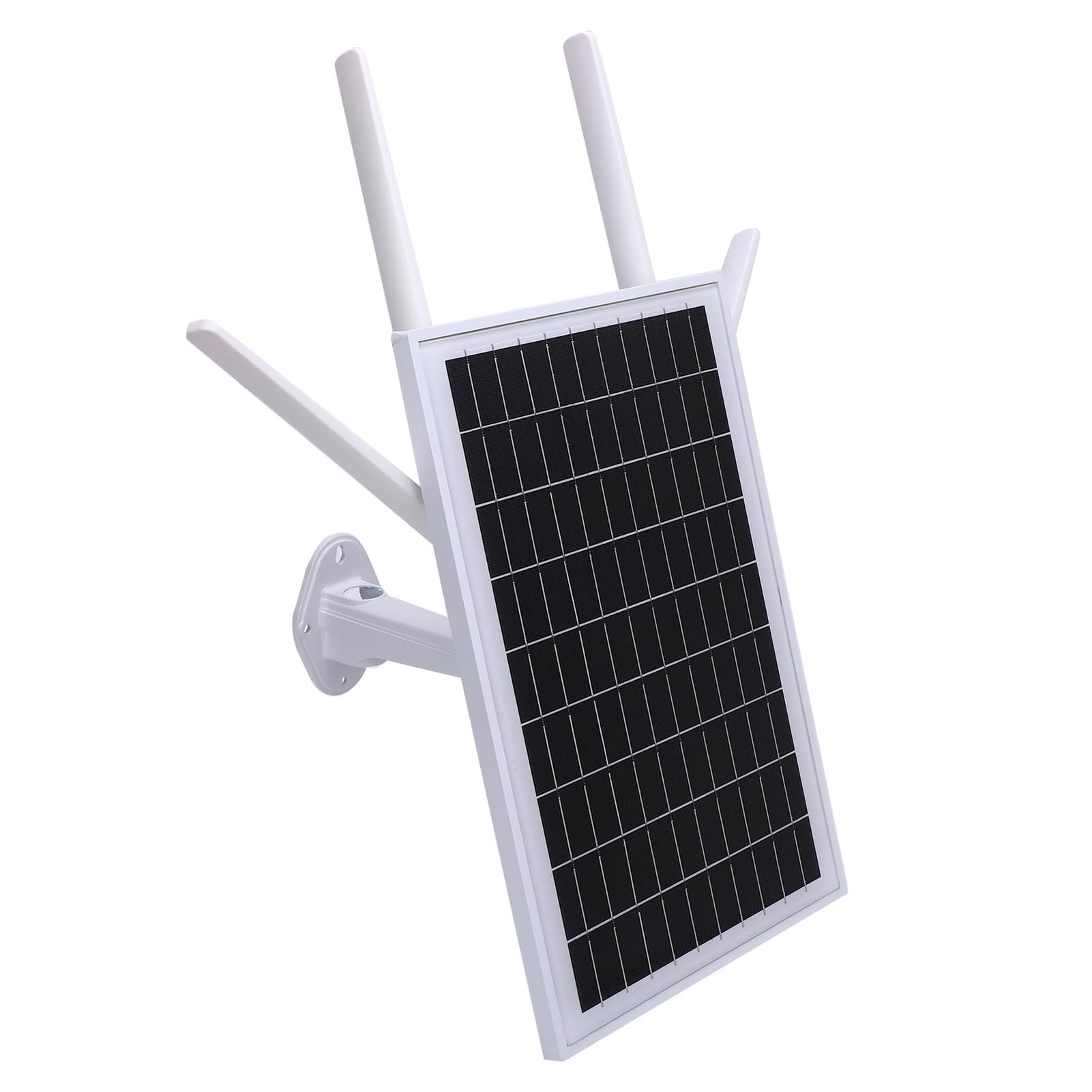 Fdit Router Modem 4G LTE con energia solare da 15 W, Estensore WiFi con energia solare all'aperto IP66 Router wireless impermeabile (versione europea (B1/3/7/8/20/28a/40)