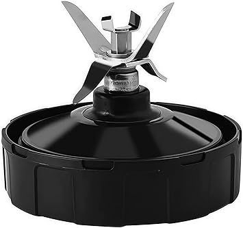 Cutter Bed Compatible Ninja Blender Replacement Assembly 7 Fin Extractor Blade Blender Cup Assembly for BL451 BL456