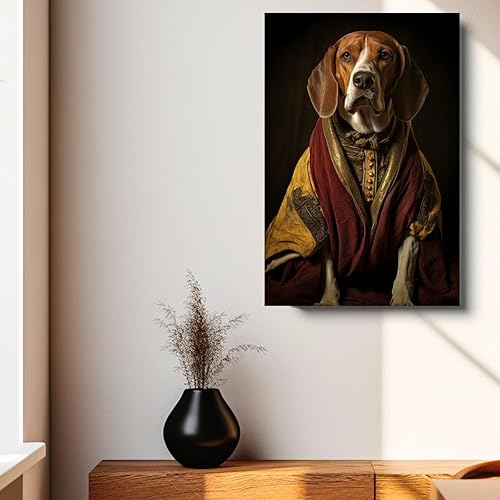 Miniatura 186 de Thuan Chow Chow Retrato de mascota con disfraz real de perro en un disfraz retrato de perro con vestimenta Retrato medieval de mascota retrato