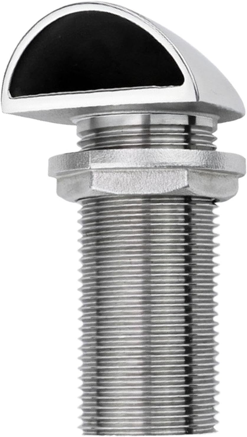 Thru-Hull Connector Thru Drain Connector Marine Boat Plumbing Fittings Straight Yachts Boat Drain Outlet Thru-Hull Connection