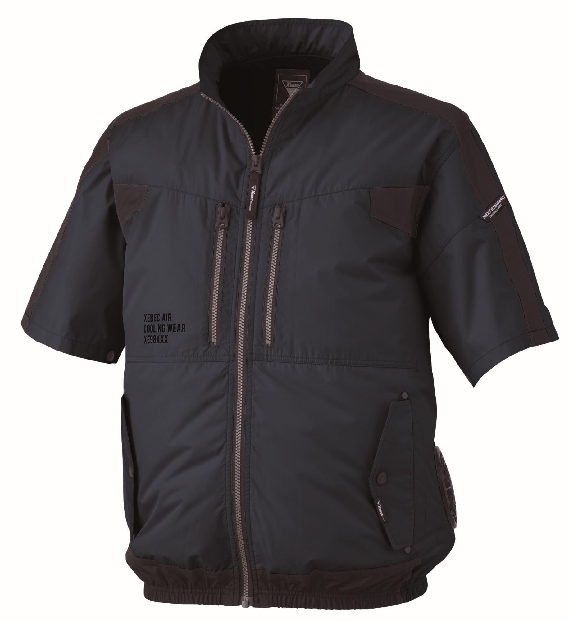 Amazon.co.jp: XEBEC 空調服半袖ブルゾンXE98033