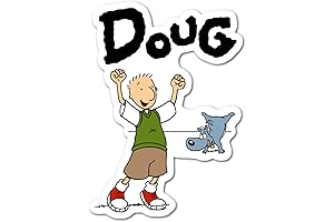 Doug Doug classic 90s Cartoon Laminated Sticker Laptop Sticker