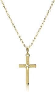 Amazon Essentials - Cross Pendant Necklace