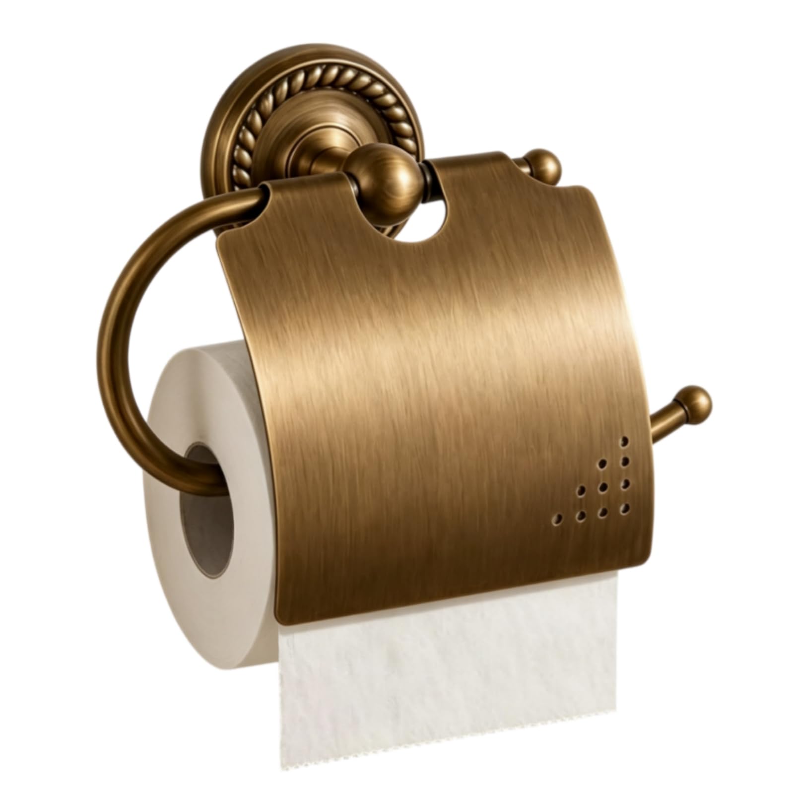 Double Toilet Paper Holder with Shelf, Wall Mounted Toilet Paper Holder — Amazon image 15