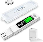 Most Accurate So Far 4-in-1 Instant Read TDS Meter - Measures TDS, EC, & Temperature (°C/°F) - Digital Water Testing Kit for Tap, Well, Pool, Hydroponics, Aquarium, RO/DI System White