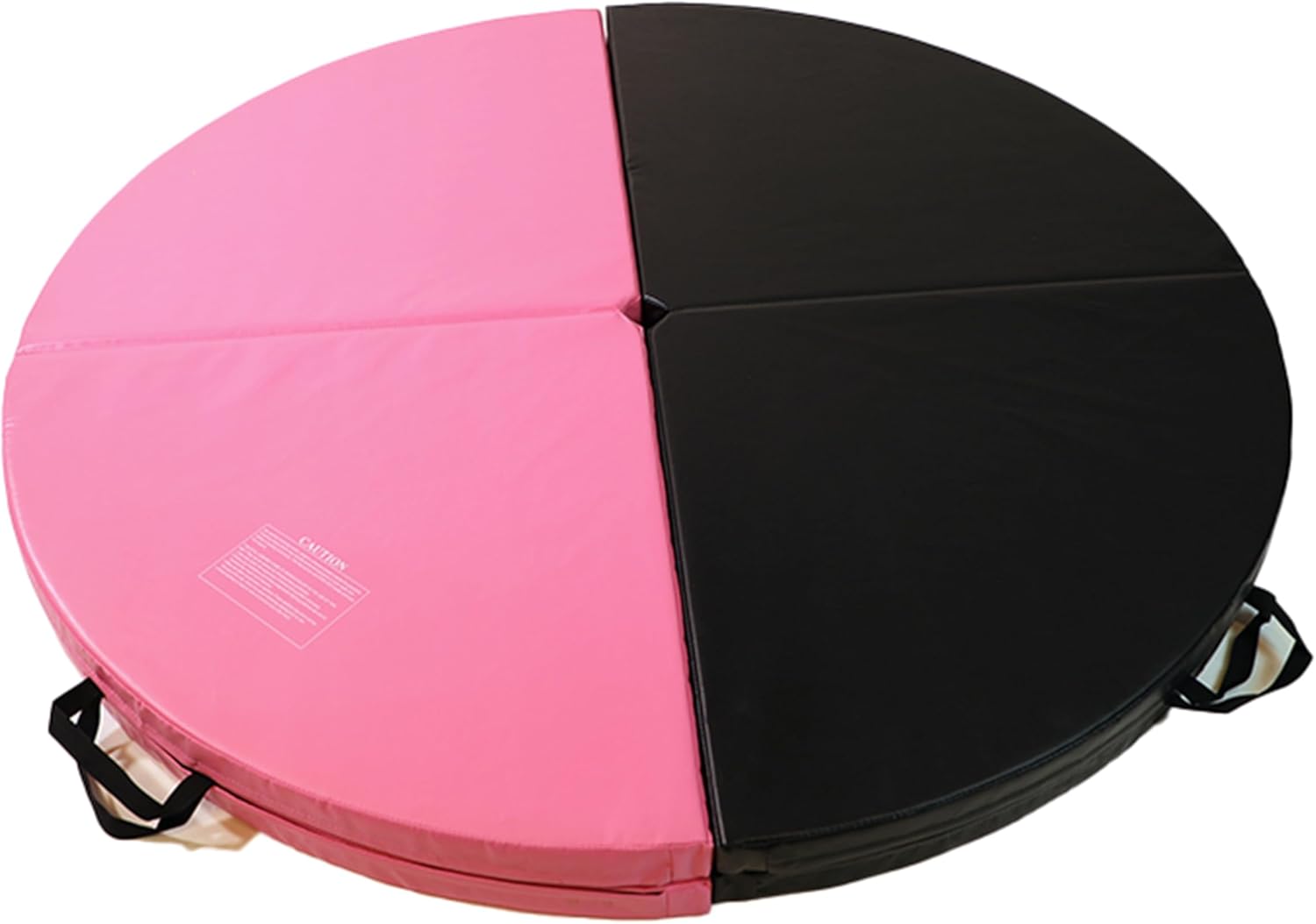 FlooringInc's Pole Dance Crash Mat 60" Folding Safety Mat – 2" Thick EVA Foam, Portable Dance Pole Mat for Home Spinning, (Blush)