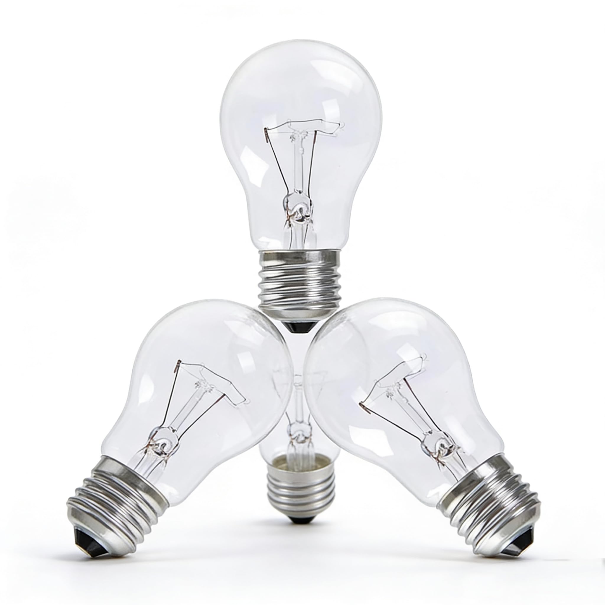 Hrsovii 100W Incandescent 4-Pack