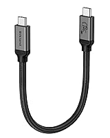 Vista 10 de Silkland Cable USB 4 [certificado USB-IF] para cable Thunderbolt 4 de 3.3 pies, sincronización de datos de 40 Gbps, 8K/5K @60Hz, 240W, cable USB C